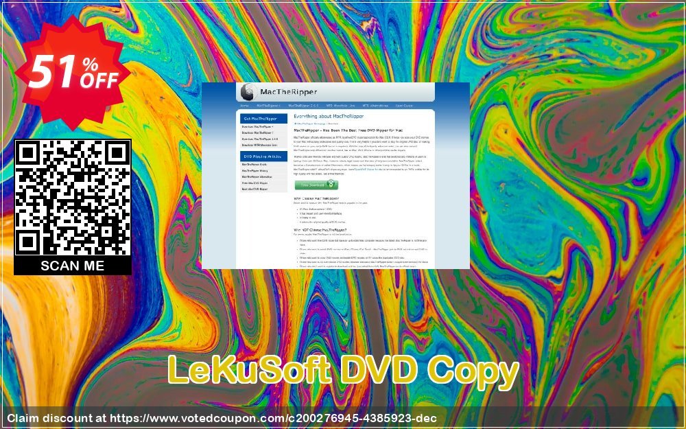 LeKuSoft DVD Copy Coupon, discount LeKuSoft DVD Copy Amazing discount code 2023. Promotion: Amazing discount code of LeKuSoft DVD Copy 2023