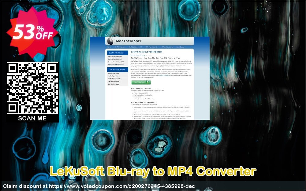 LeKuSoft Blu-ray to MP4 Converter Coupon, discount LeKuSoft Blu-ray to MP4 Converter Exclusive deals code 2023. Promotion: Exclusive deals code of LeKuSoft Blu-ray to MP4 Converter 2023