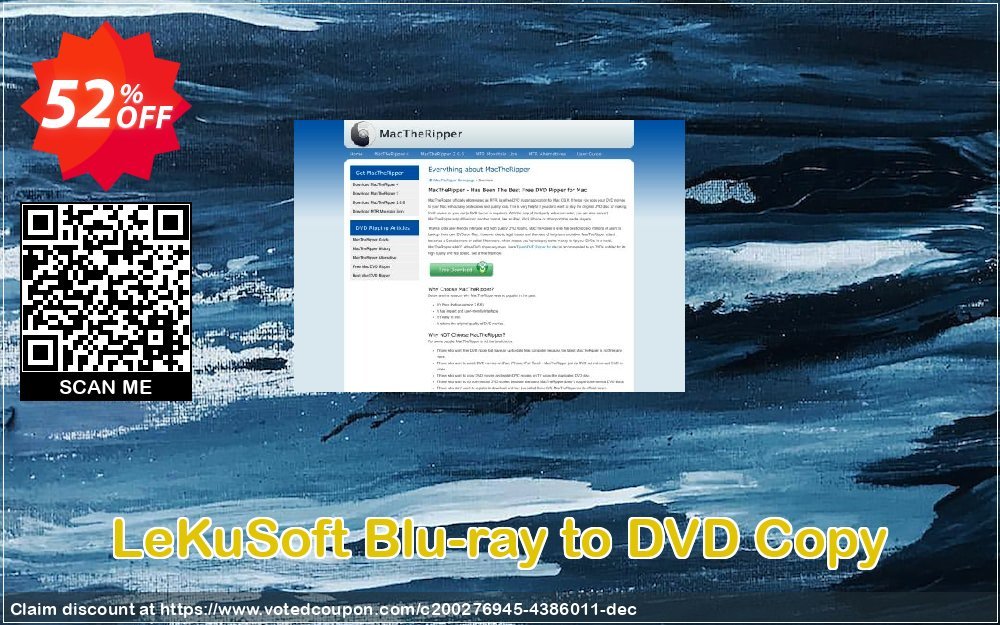 LeKuSoft Blu-ray to DVD Copy Coupon, discount LeKuSoft Blu-ray to DVD Copy Marvelous sales code 2023. Promotion: Marvelous sales code of LeKuSoft Blu-ray to DVD Copy 2023