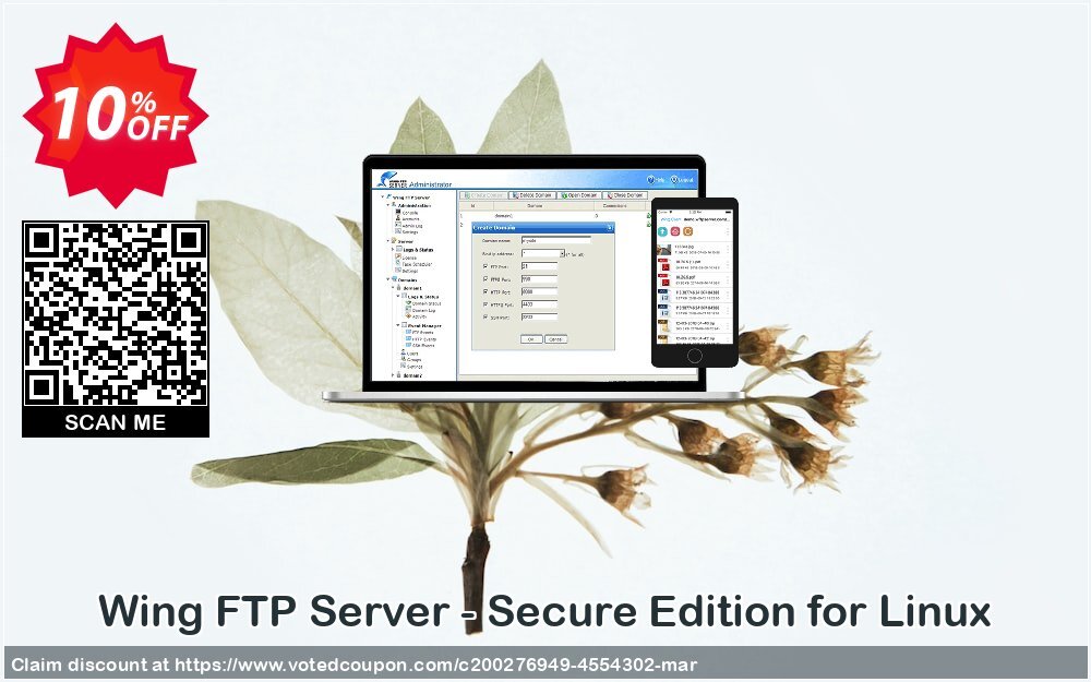 Wing FTP Server - Secure Edition for Linux Coupon, discount Wing FTP Server - Secure Edition for Linux Marvelous promo code 2024. Promotion: Marvelous promo code of Wing FTP Server - Secure Edition for Linux 2024