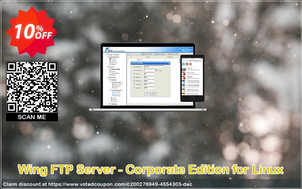 Wing FTP Server - Corporate Edition for Linux Coupon, discount Wing FTP Server - Corporate Edition for Linux Wondrous discounts code 2023. Promotion: Wondrous discounts code of Wing FTP Server - Corporate Edition for Linux 2023