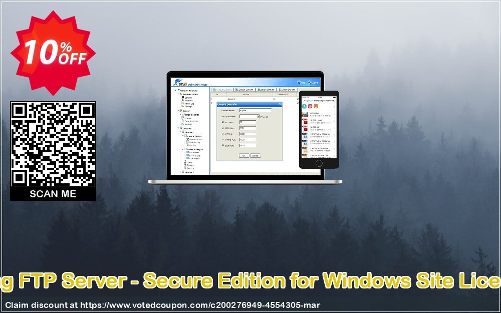 Wing FTP Server - Secure Edition for WINDOWS Site Plan Coupon Code Apr 2024, 10% OFF - VotedCoupon