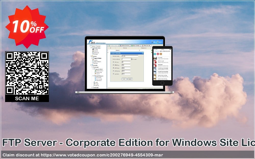 Wing FTP Server - Corporate Edition for WINDOWS Site Plan Coupon Code Apr 2024, 10% OFF - VotedCoupon