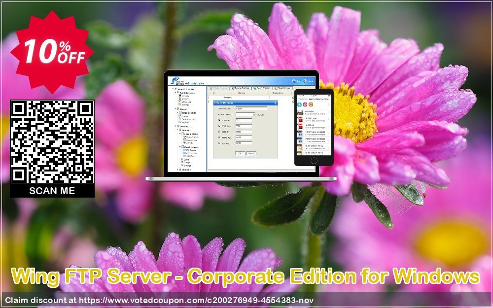 Wing FTP Server - Corporate Edition for WINDOWS Coupon, discount Wing FTP Server - Corporate Edition for Windows Wonderful deals code 2023. Promotion: Wonderful deals code of Wing FTP Server - Corporate Edition for Windows 2023