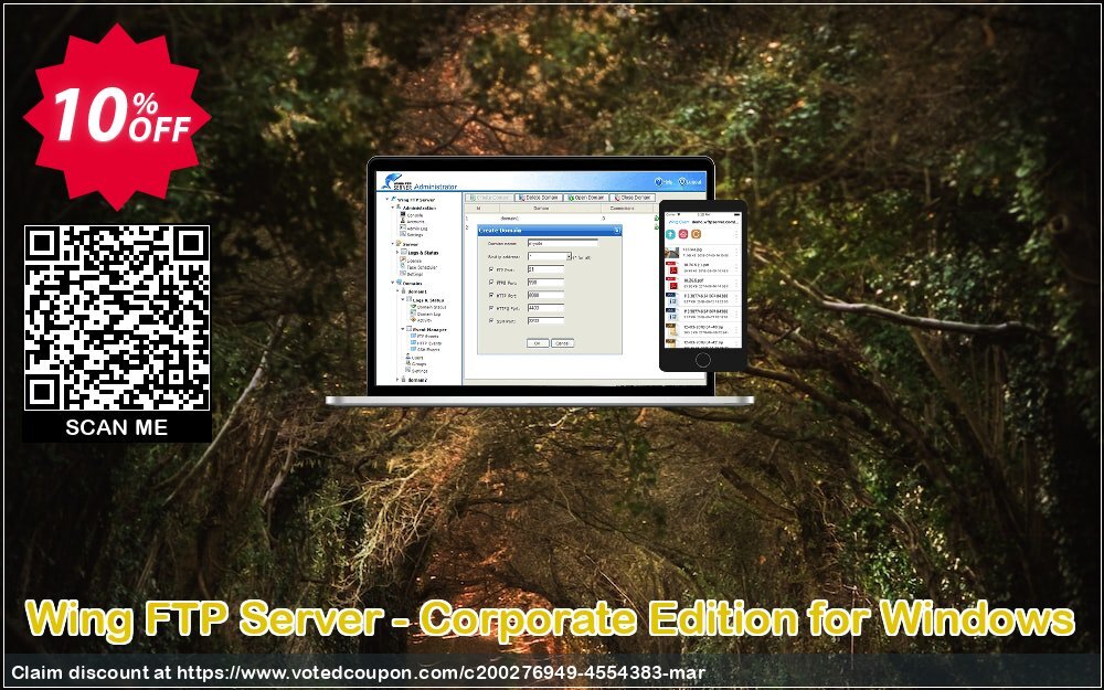 Wing FTP Server - Corporate Edition for WINDOWS Coupon Code Apr 2024, 10% OFF - VotedCoupon