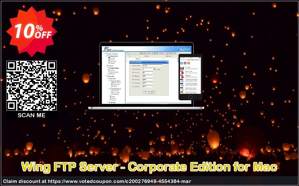 Wing FTP Server - Corporate Edition for MAC Coupon Code May 2024, 10% OFF - VotedCoupon