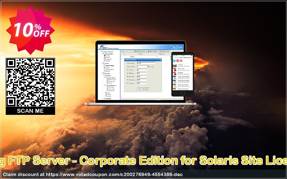 Wing FTP Server - Corporate Edition for Solaris Site Plan Coupon, discount Wing FTP Server - Corporate Edition for Solaris Site License Staggering promo code 2024. Promotion: Staggering promo code of Wing FTP Server - Corporate Edition for Solaris Site License 2024