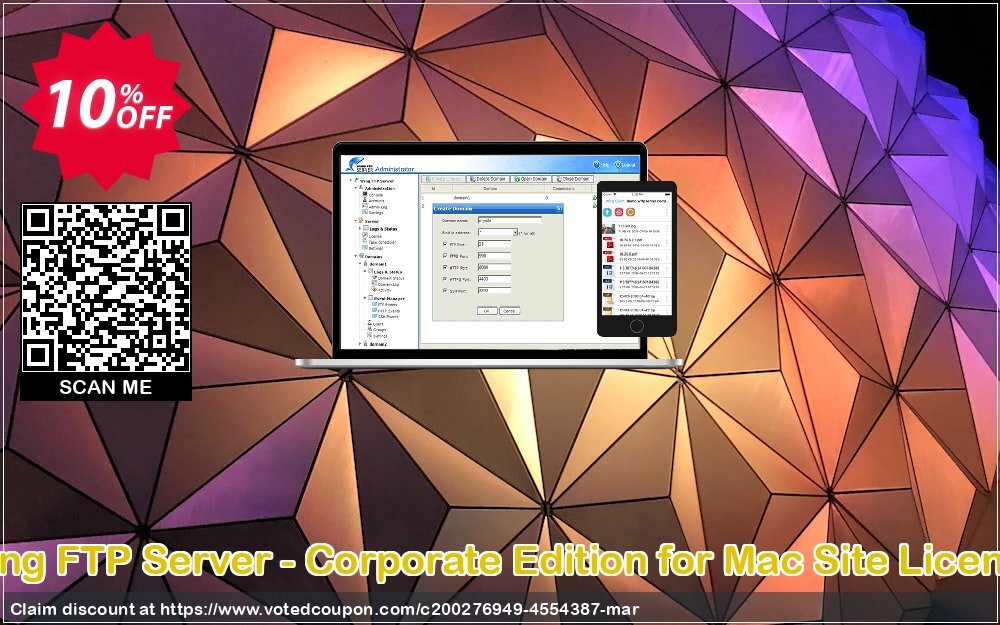 Wing FTP Server - Corporate Edition for MAC Site Plan Coupon Code Apr 2024, 10% OFF - VotedCoupon