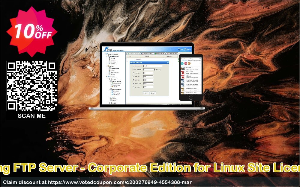 Wing FTP Server - Corporate Edition for Linux Site Plan Coupon Code May 2024, 10% OFF - VotedCoupon