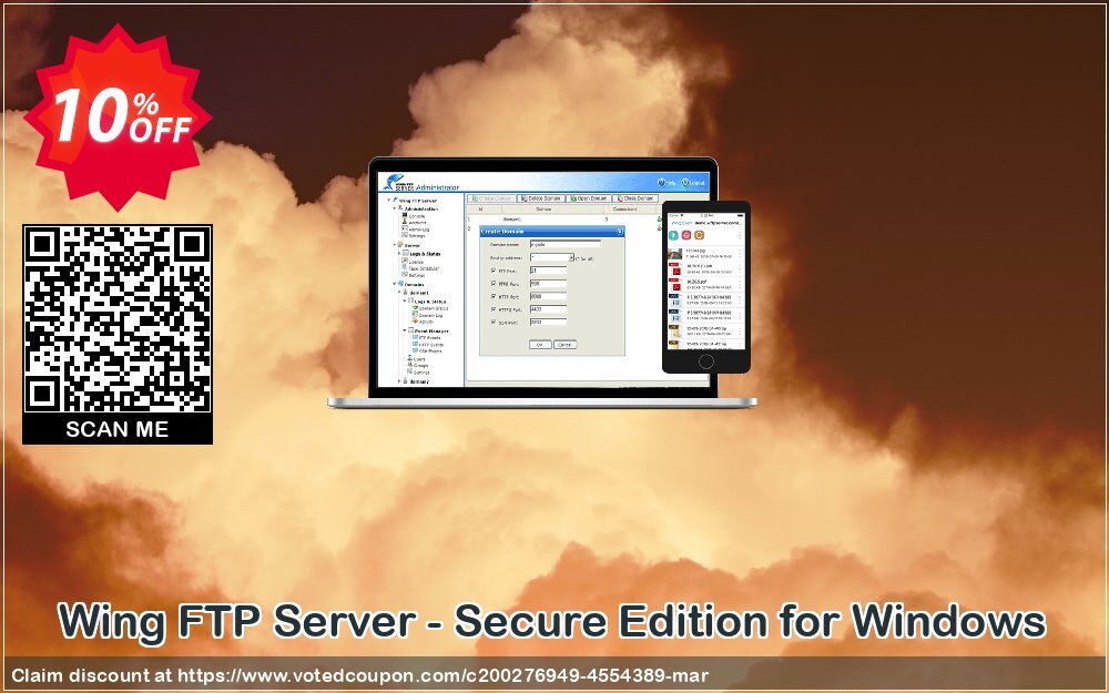 Wing FTP Server - Secure Edition for WINDOWS Coupon Code Apr 2024, 10% OFF - VotedCoupon