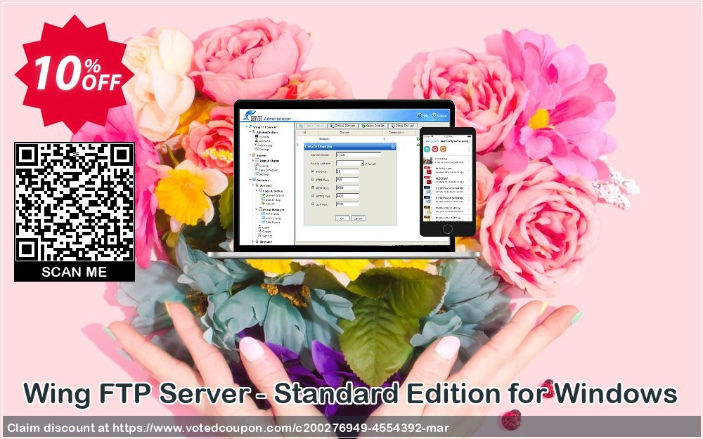 Wing FTP Server - Standard Edition for WINDOWS Coupon Code Apr 2024, 10% OFF - VotedCoupon