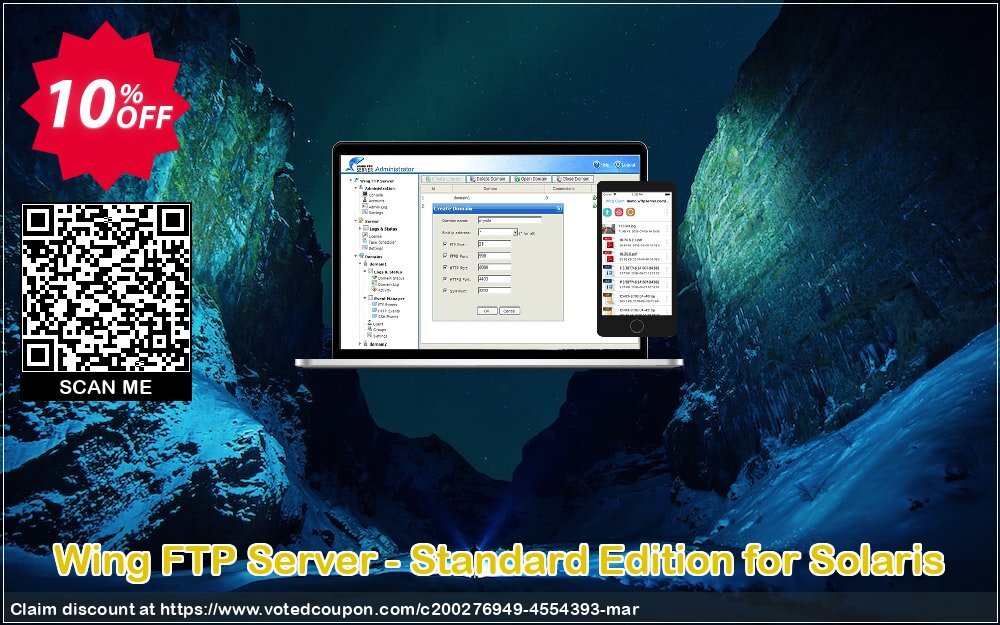 Wing FTP Server - Standard Edition for Solaris Coupon Code Apr 2024, 10% OFF - VotedCoupon