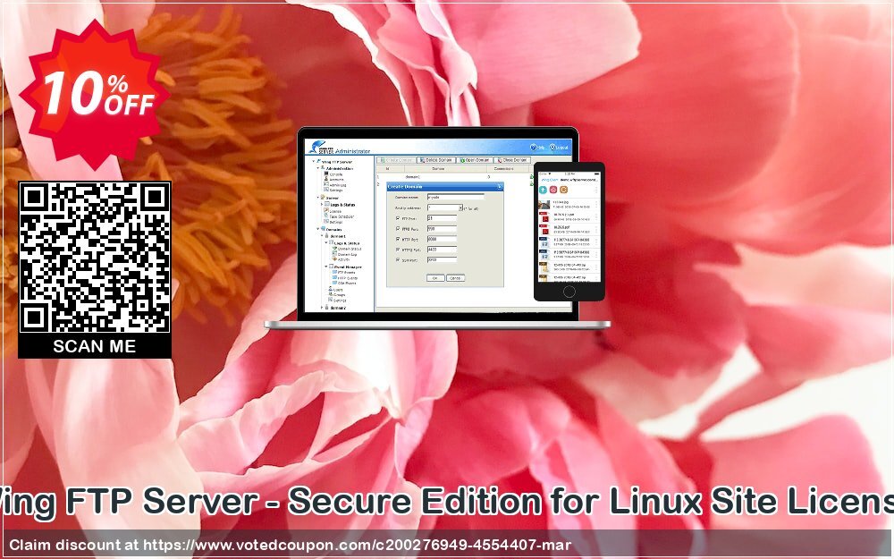 Wing FTP Server - Secure Edition for Linux Site Plan Coupon Code May 2024, 10% OFF - VotedCoupon