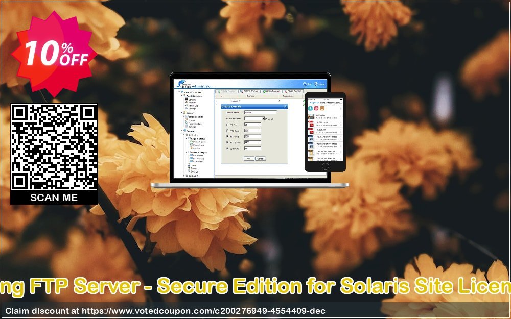 Wing FTP Server - Secure Edition for Solaris Site Plan Coupon, discount Wing FTP Server - Secure Edition for Solaris Site License Staggering promotions code 2023. Promotion: Staggering promotions code of Wing FTP Server - Secure Edition for Solaris Site License 2023