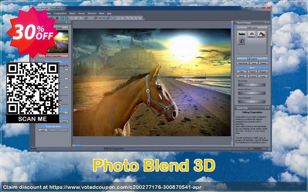 Photo Blend 3D Coupon, discount Coupon code Photo Blend 3D. Promotion: Photo Blend 3D Exclusive offer 