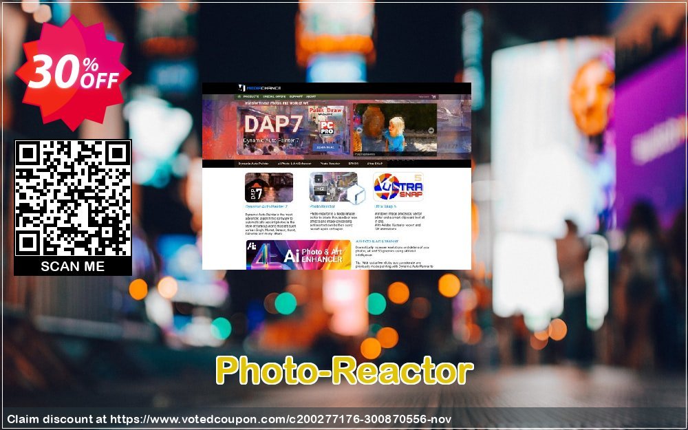 Photo-Reactor Coupon, discount Coupon code Photo-Reactor. Promotion: Photo-Reactor Exclusive offer 