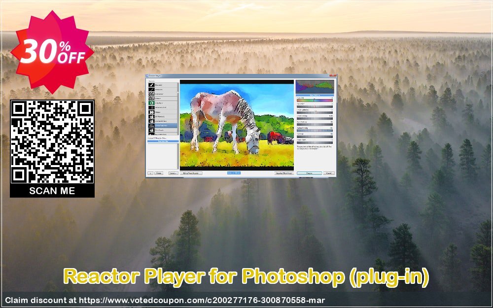 Reactor Player for Photoshop, plug-in  Coupon Code May 2024, 30% OFF - VotedCoupon