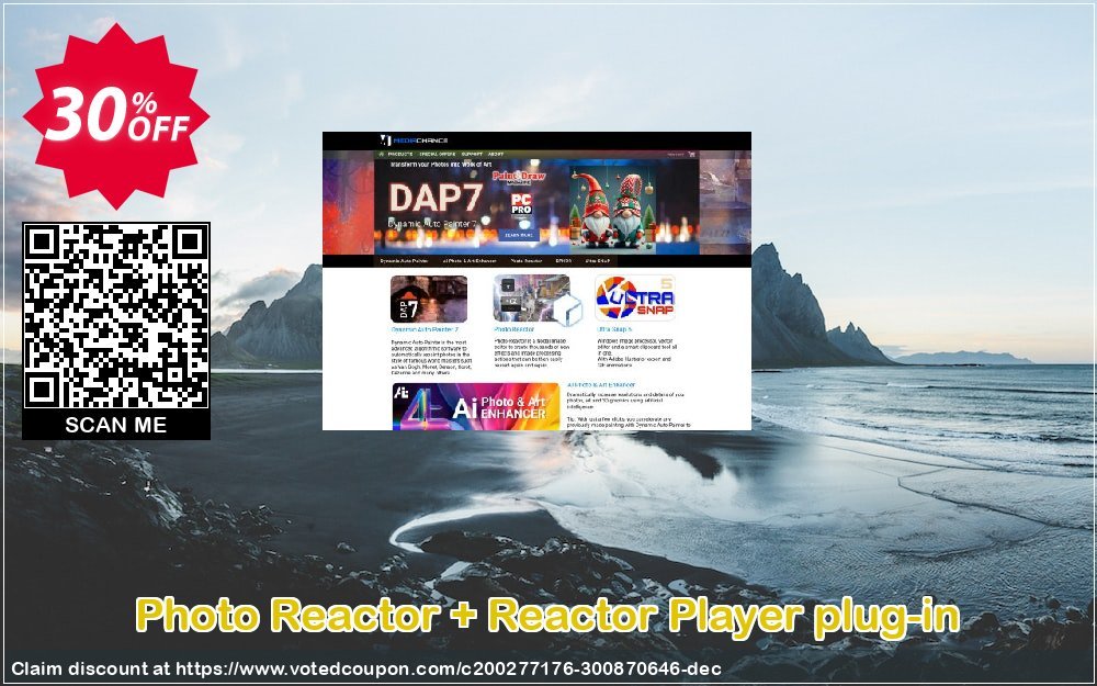 Photo Reactor + Reactor Player plug-in Coupon, discount Coupon code Photo Reactor + Reactor Player plug-in. Promotion: Photo Reactor + Reactor Player plug-in Exclusive offer 