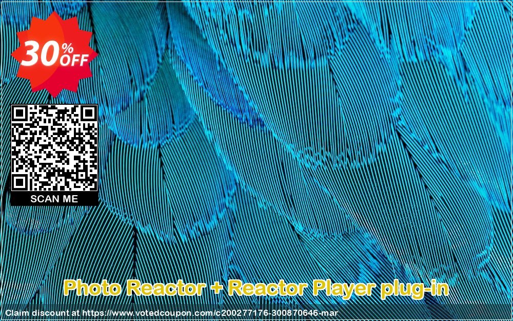 Photo Reactor + Reactor Player plug-in Coupon, discount Coupon code Photo Reactor + Reactor Player plug-in. Promotion: Photo Reactor + Reactor Player plug-in Exclusive offer 