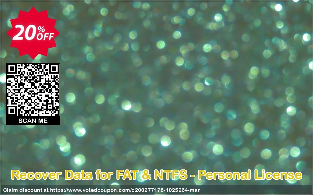 Recover Data for FAT & NTFS - Personal Plan Coupon, discount Recover Data for FAT & NTFS - Personal License Stunning discount code 2024. Promotion: Stunning discount code of Recover Data for FAT & NTFS - Personal License 2024