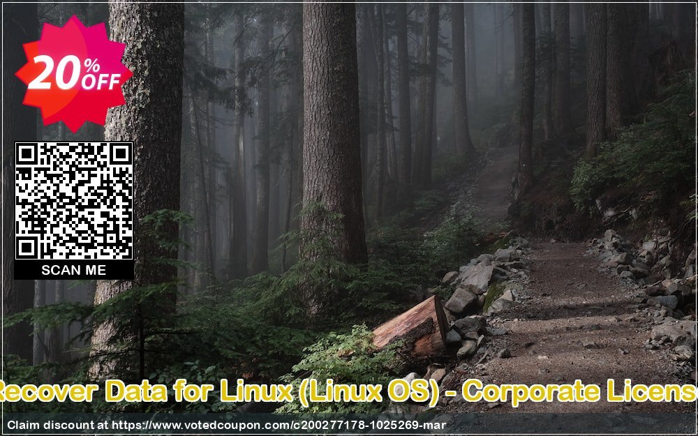 Recover Data for Linux, Linux OS - Corporate Plan Coupon, discount Recover Data for Linux (Linux OS) - Corporate License Formidable deals code 2024. Promotion: Formidable deals code of Recover Data for Linux (Linux OS) - Corporate License 2024