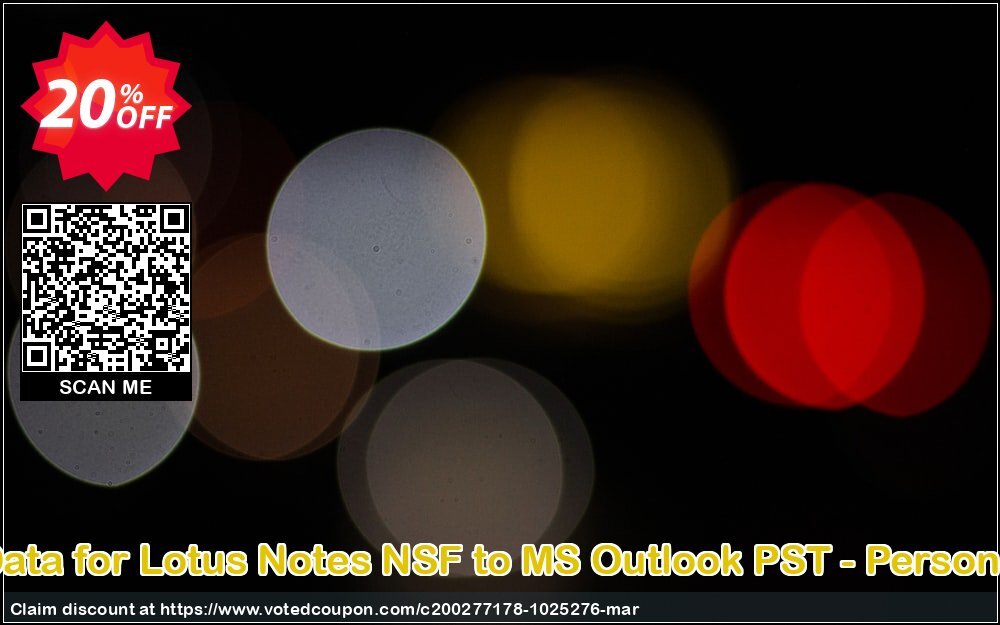 Recover Data for Lotus Notes NSF to MS Outlook PST - Personal Plan Coupon, discount Recover Data for Lotus Notes NSF to MS Outlook PST - Personal License Awful deals code 2024. Promotion: Awful deals code of Recover Data for Lotus Notes NSF to MS Outlook PST - Personal License 2024