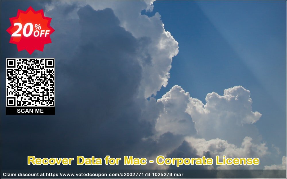 Recover Data for MAC - Corporate Plan Coupon, discount Recover Data for Mac - Corporate License Super discount code 2024. Promotion: Super discount code of Recover Data for Mac - Corporate License 2024