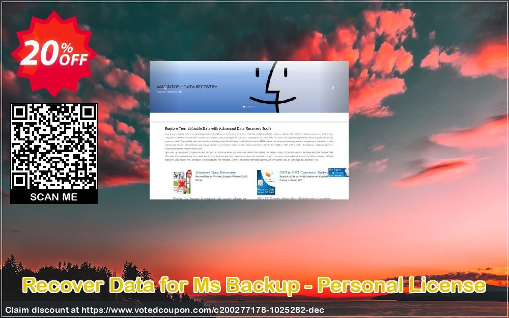 Recover Data for Ms Backup - Personal Plan Coupon, discount Recover Data for Ms Backup - Personal License Special sales code 2024. Promotion: Special sales code of Recover Data for Ms Backup - Personal License 2024