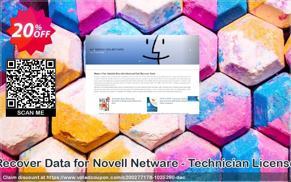 Recover Data for Novell Netware - Technician Plan Coupon, discount Recover Data for Novell Netware - Technician License Stirring deals code 2024. Promotion: Stirring deals code of Recover Data for Novell Netware - Technician License 2024