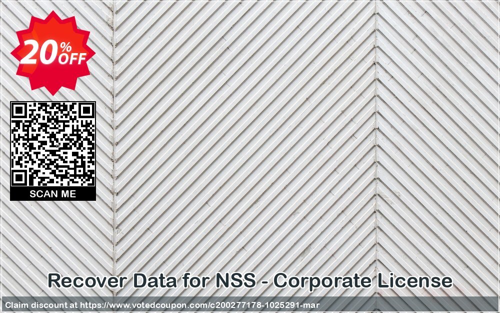 Recover Data for NSS - Corporate Plan Coupon, discount Recover Data for NSS - Corporate License Impressive offer code 2024. Promotion: Impressive offer code of Recover Data for NSS - Corporate License 2024