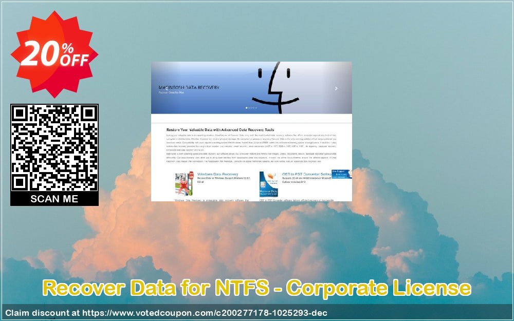 Recover Data for NTFS - Corporate Plan Coupon, discount Recover Data for NTFS - Corporate License Fearsome promo code 2023. Promotion: Fearsome promo code of Recover Data for NTFS - Corporate License 2023