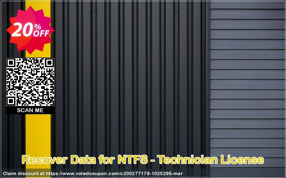 Recover Data for NTFS - Technician Plan Coupon, discount Recover Data for NTFS - Technician License Excellent promotions code 2024. Promotion: Excellent promotions code of Recover Data for NTFS - Technician License 2024