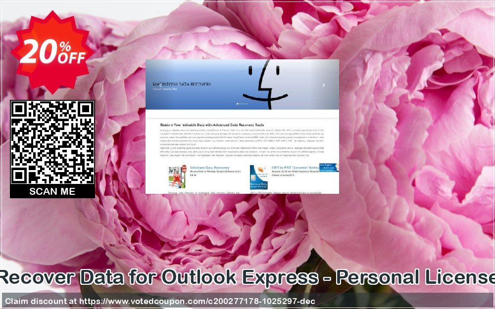 Recover Data for Outlook Express - Personal Plan Coupon, discount Recover Data for Outlook Express - Personal License Wondrous deals code 2023. Promotion: Wondrous deals code of Recover Data for Outlook Express - Personal License 2023