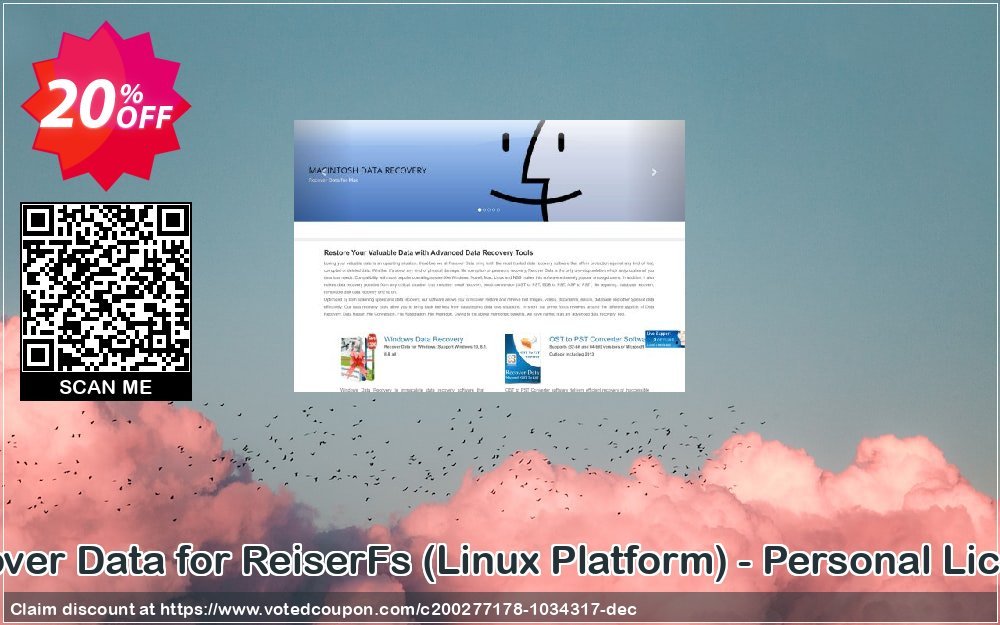 Recover Data for ReiserFs, Linux Platform - Personal Plan Coupon, discount Recover Data for ReiserFs (Linux Platform) - Personal License Super discounts code 2023. Promotion: Super discounts code of Recover Data for ReiserFs (Linux Platform) - Personal License 2023