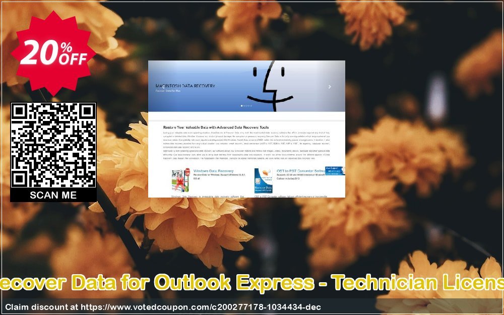 Recover Data for Outlook Express - Technician Plan Coupon, discount Recover Data for Outlook Express - Technician License Big discount code 2023. Promotion: Big discount code of Recover Data for Outlook Express - Technician License 2023