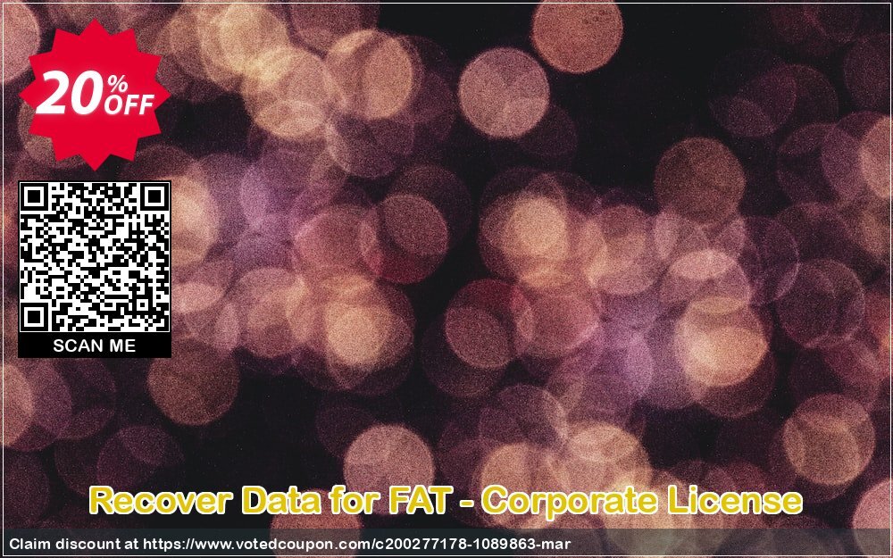 Recover Data for FAT - Corporate Plan Coupon, discount Recover Data for FAT - Corporate License Best promotions code 2024. Promotion: Best promotions code of Recover Data for FAT - Corporate License 2024