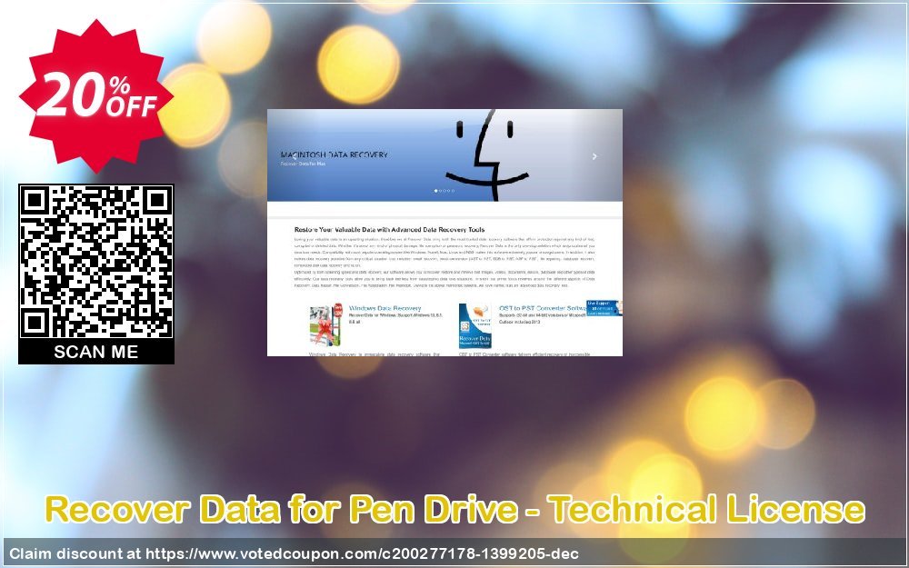 Recover Data for Pen Drive - Technical Plan Coupon Code May 2024, 20% OFF - VotedCoupon