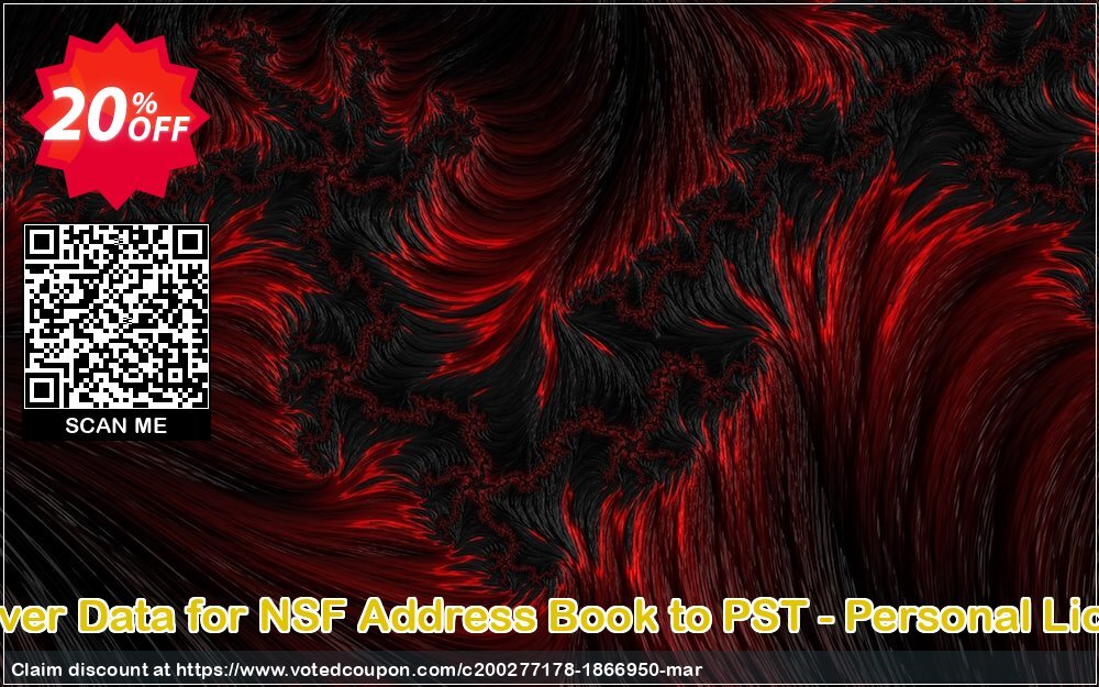 Recover Data for NSF Address Book to PST - Personal Plan Coupon Code Apr 2024, 20% OFF - VotedCoupon