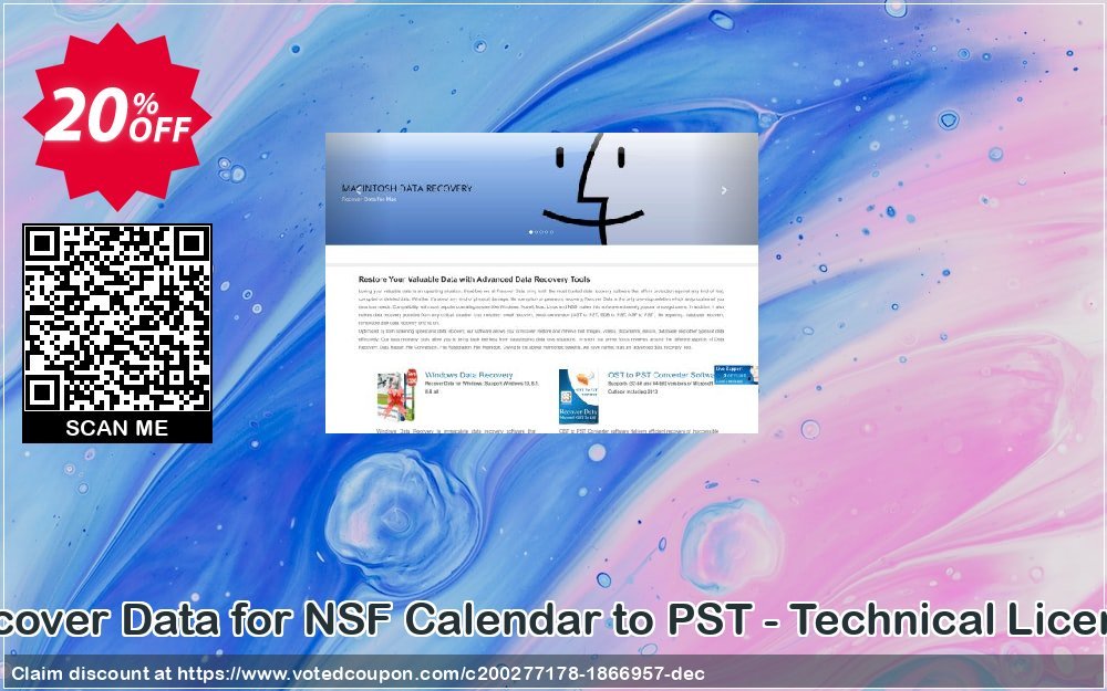 Recover Data for NSF Calendar to PST - Technical Plan Coupon, discount Recover Data for NSF Calendar to PST - Technical License Excellent offer code 2024. Promotion: Excellent offer code of Recover Data for NSF Calendar to PST - Technical License 2024