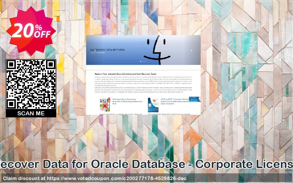 Recover Data for Oracle Database - Corporate Plan Coupon, discount Recover Data for Oracle Database - Corporate License Fearsome deals code 2024. Promotion: Fearsome deals code of Recover Data for Oracle Database - Corporate License 2024