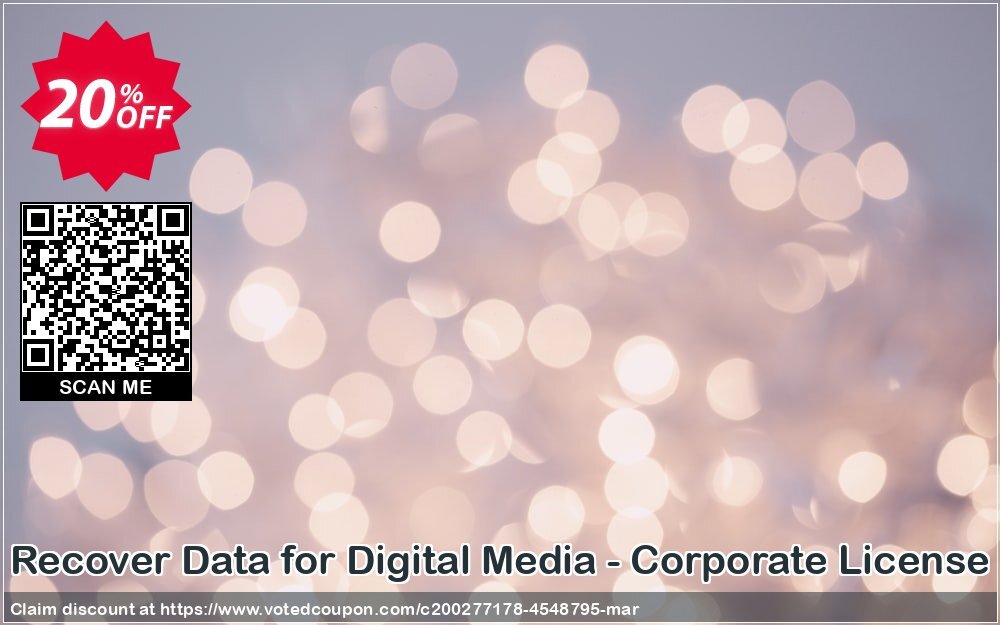 Recover Data for Digital Media - Corporate Plan Coupon, discount Recover Data for Digital Media - Corporate License Stunning sales code 2024. Promotion: Stunning sales code of Recover Data for Digital Media - Corporate License 2024