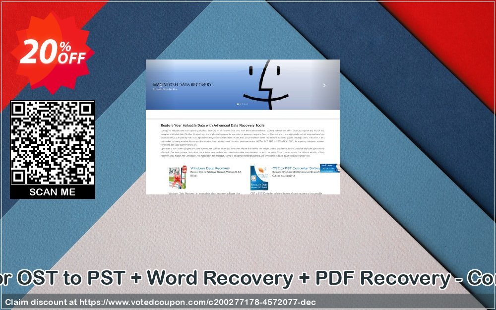 Recover Data for OST to PST + Word Recovery + PDF Recovery - Corporate Plan Coupon, discount Recover Data for OST to PST + Word Recovery + PDF Recovery - Corporate License Fearsome sales code 2023. Promotion: Fearsome sales code of Recover Data for OST to PST + Word Recovery + PDF Recovery - Corporate License 2023