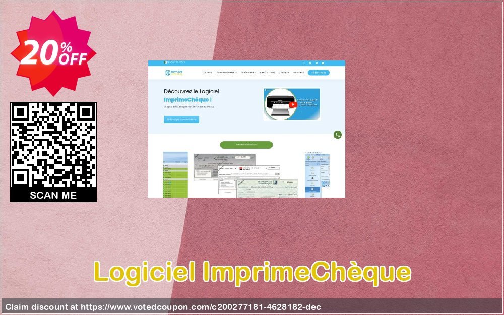 Logiciel ImprimeChèque Coupon, discount RESELLER. Promotion: Super sales code of Logiciel ImprimeChèque 2023
