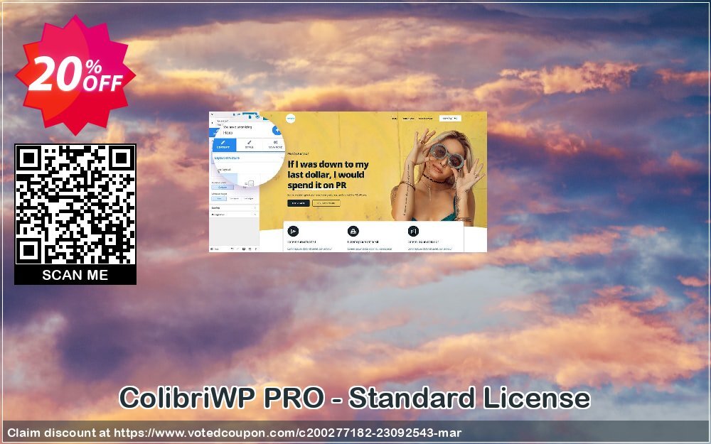 ColibriWP PRO - Standard Plan Coupon Code Apr 2024, 20% OFF - VotedCoupon