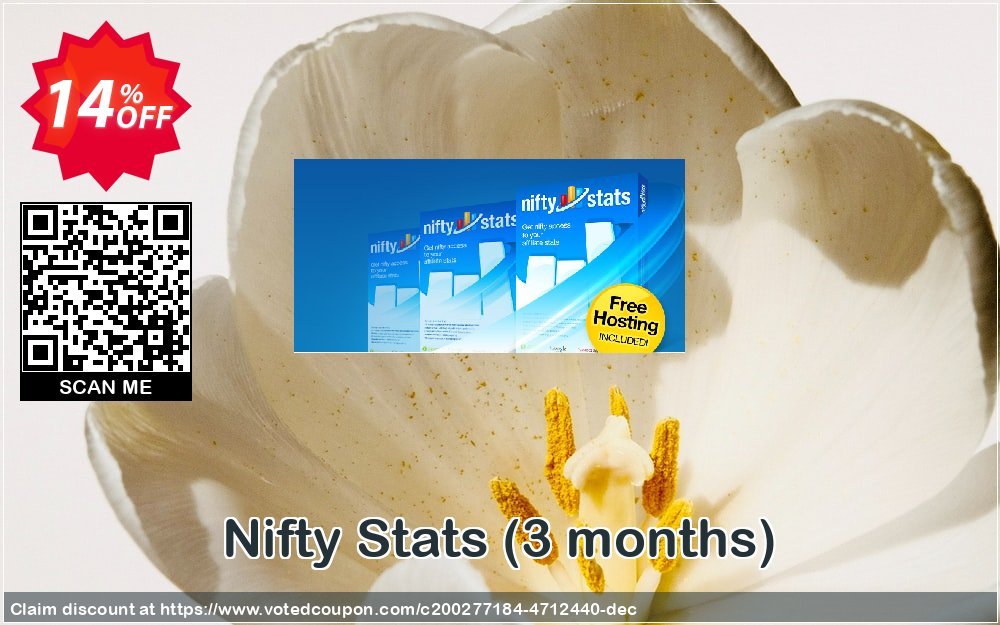 Nifty Stats, 3 months  Coupon, discount Nifty Stats Stunning promotions code 2023. Promotion: Stunning promotions code of Nifty Stats 2023