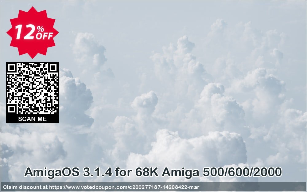 AmigaOS 3.1.4 for 68K Amiga 500/600/2000 Coupon, discount AmigaOS 3.1.4 for 68K Amiga 500/600/2000 Awesome sales code 2024. Promotion: Awesome sales code of AmigaOS 3.1.4 for 68K Amiga 500/600/2000 2024