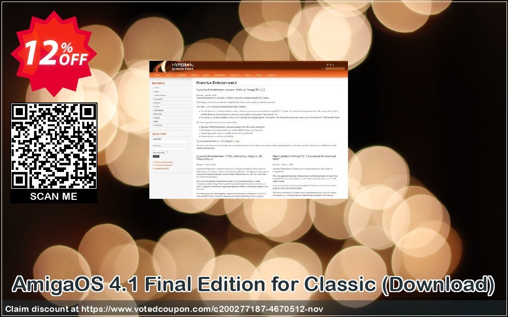 AmigaOS 4.1 Final Edition for Classic, Download  Coupon, discount AmigaOS 4.1 Final Edition for Classic (Download) Staggering deals code 2023. Promotion: Staggering deals code of AmigaOS 4.1 Final Edition for Classic (Download) 2023