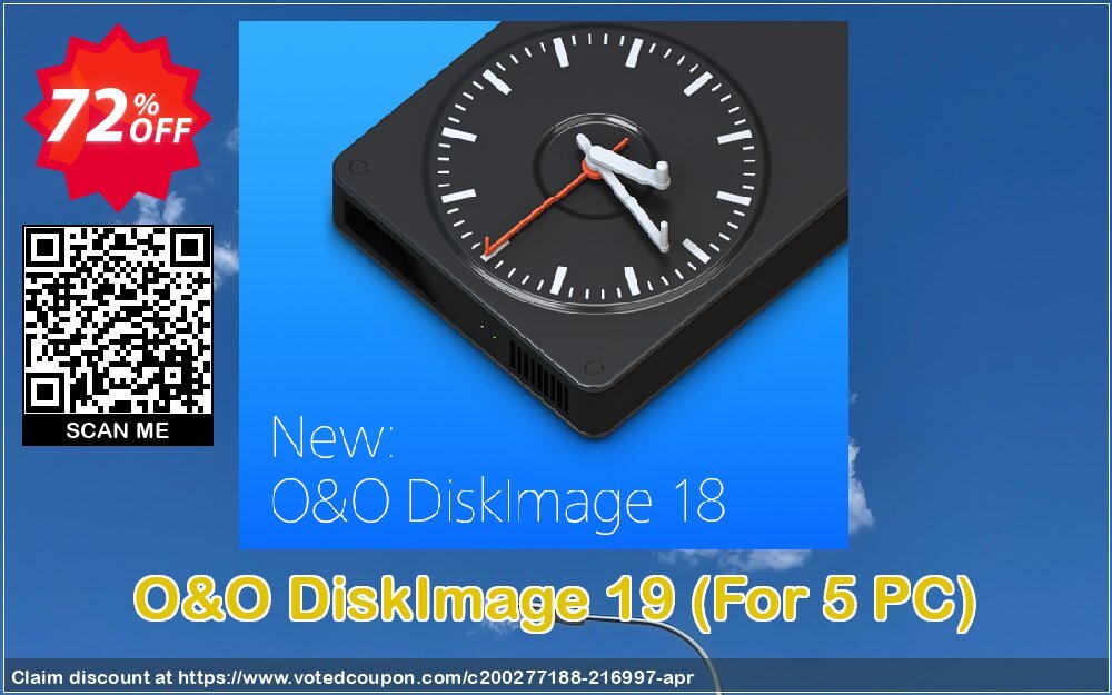 O&O DiskImage 18, For 5 PC  Coupon, discount 72% OFF O&O DiskImage 18 (For 5 PC), verified. Promotion: Big promo code of O&O DiskImage 18 (For 5 PC), tested & approved