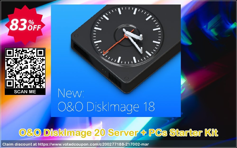 O&O DiskImage 19 Server + PCs Starter Kit voted-on promotion codes