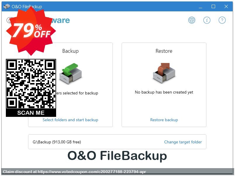 O&O FileBackup voted-on promotion codes